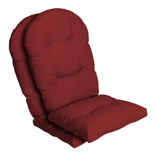 ARDEN Outdoor Plush Modern Tufted Adirondack Chair Cushion, Set of