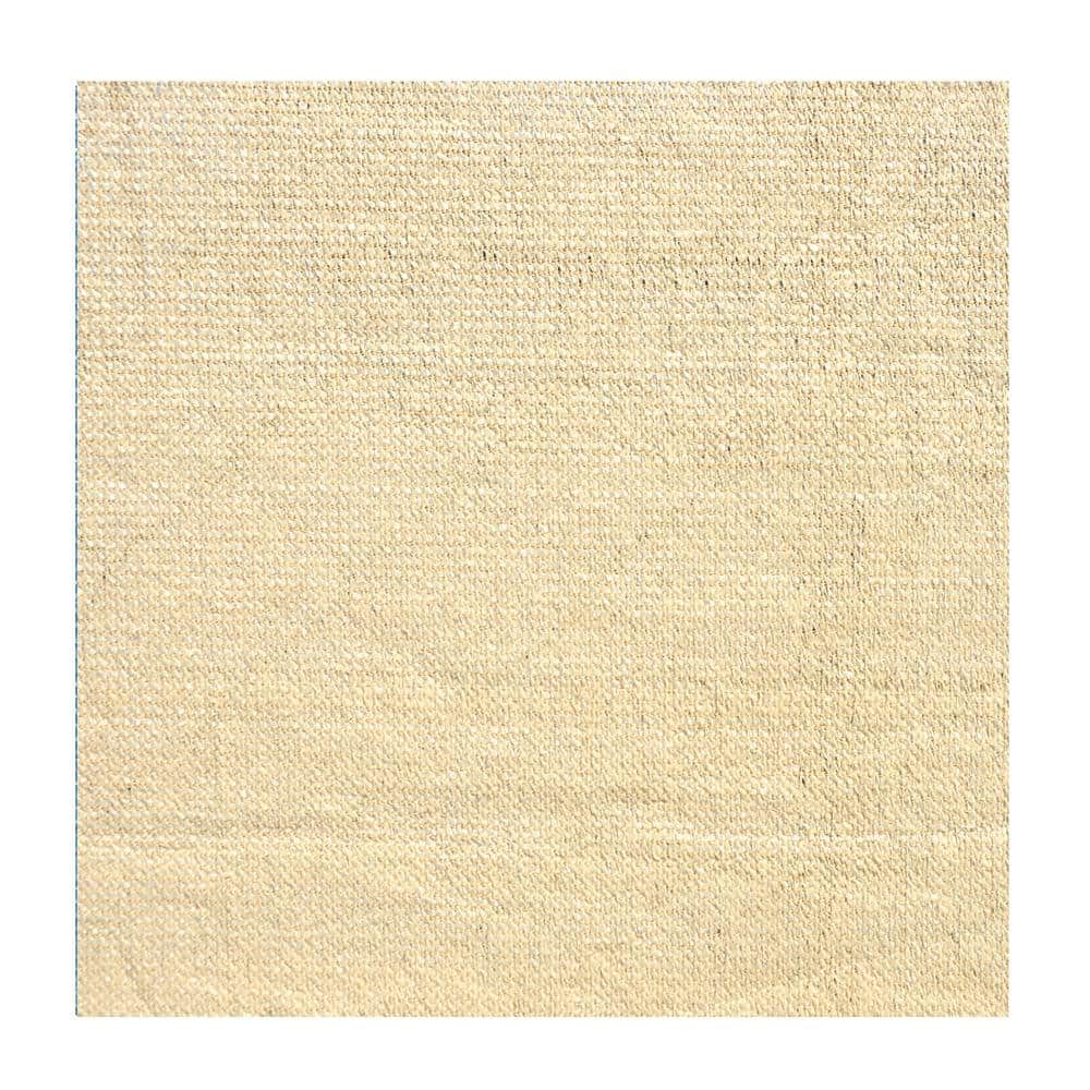 Beige Polyethylene Privacy Screen Fence for Garden and Pool, 8 ft. by 50 ft.