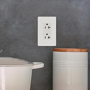 20 Amp 125-Volt Non-Tamper-Resistant NEMA5-15R Wall Mount Duplex Outlet, UL Listed in White (10-Pack)