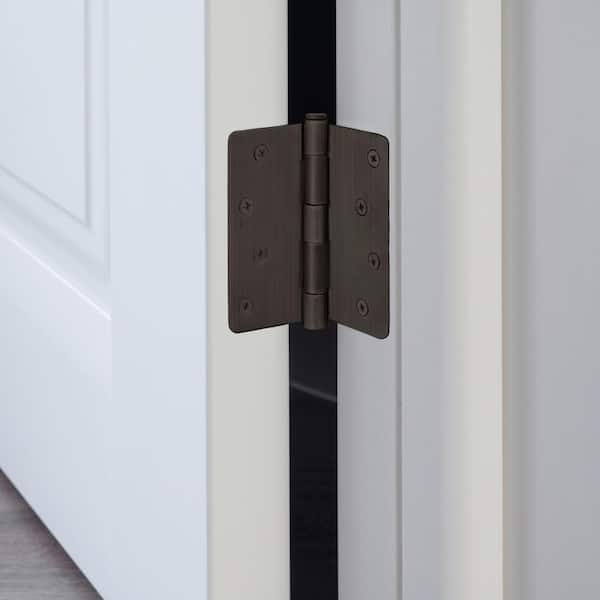 Oil Rubbed Bronze Decorative Interior Ball Tip Door Hinges by