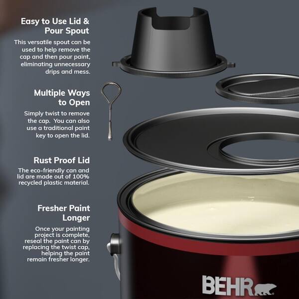 BEHR PREMIUM 1 gal. #PPU18-20 Broadway Semi-Gloss Direct to Metal  Interior/Exterior Paint - Yahoo Shopping