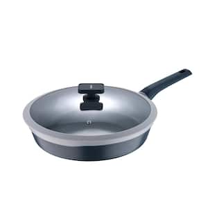 Gastro 12.5 in. Ceramic Frying Pan with Tempered Glass Lid