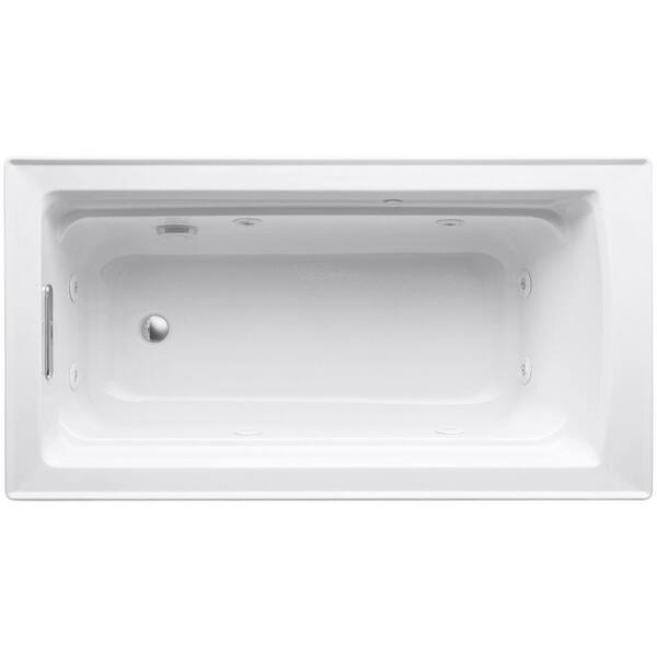 Archer 6 ft. Acrylic Rectangular Drop-in Whirlpool Bathtub in White Archer 6 ft. Acrylic Rectangular Drop-in Whirlpool Bathtub in White
