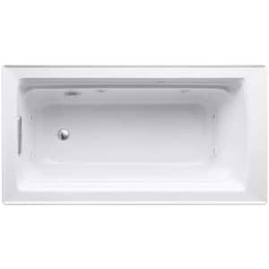 Archer 5 ft. Whirlpool Tub in White