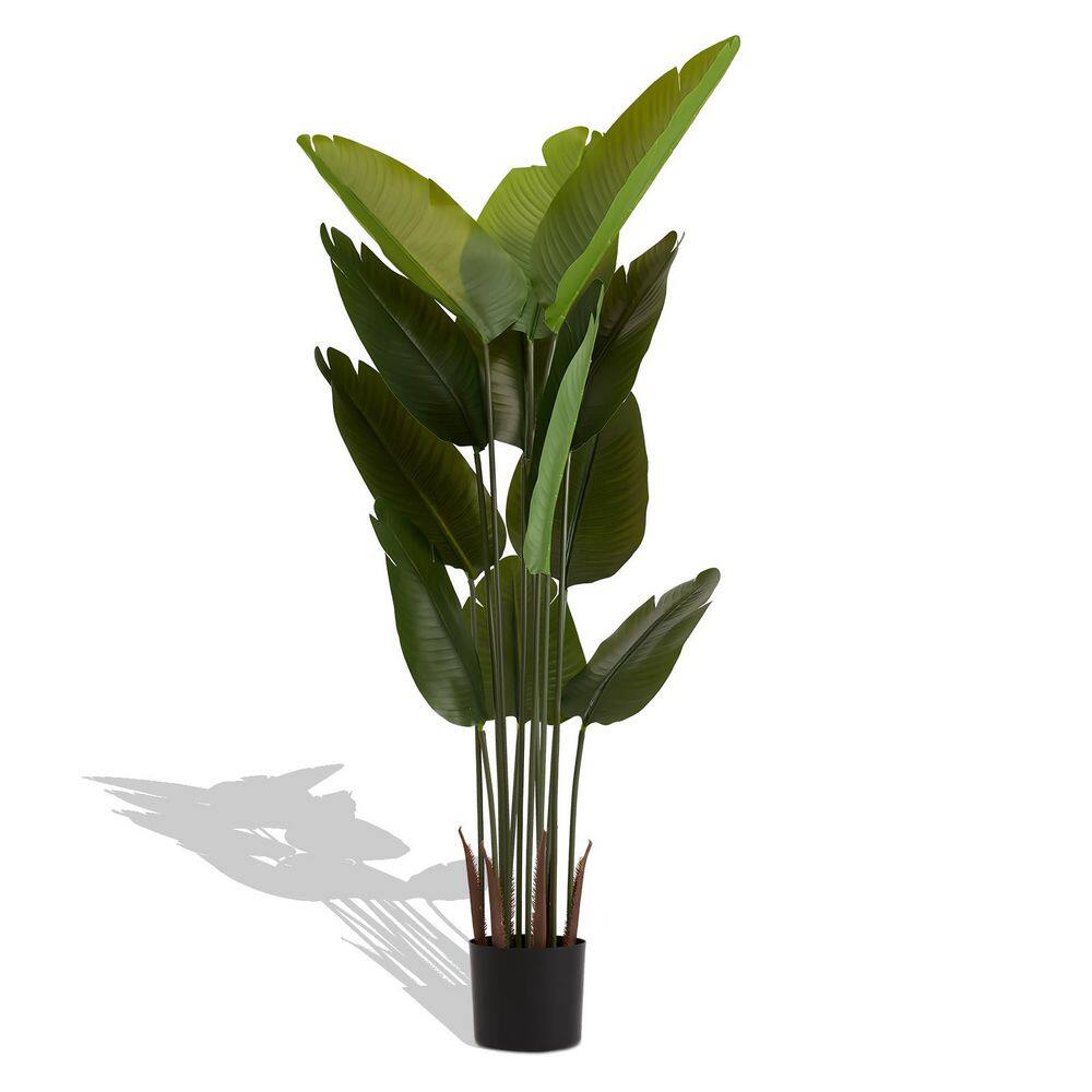 5.2 ft. Artificial Bird of Paradise Tree in Pot (2-Pieces) price history on PriceWatchPro