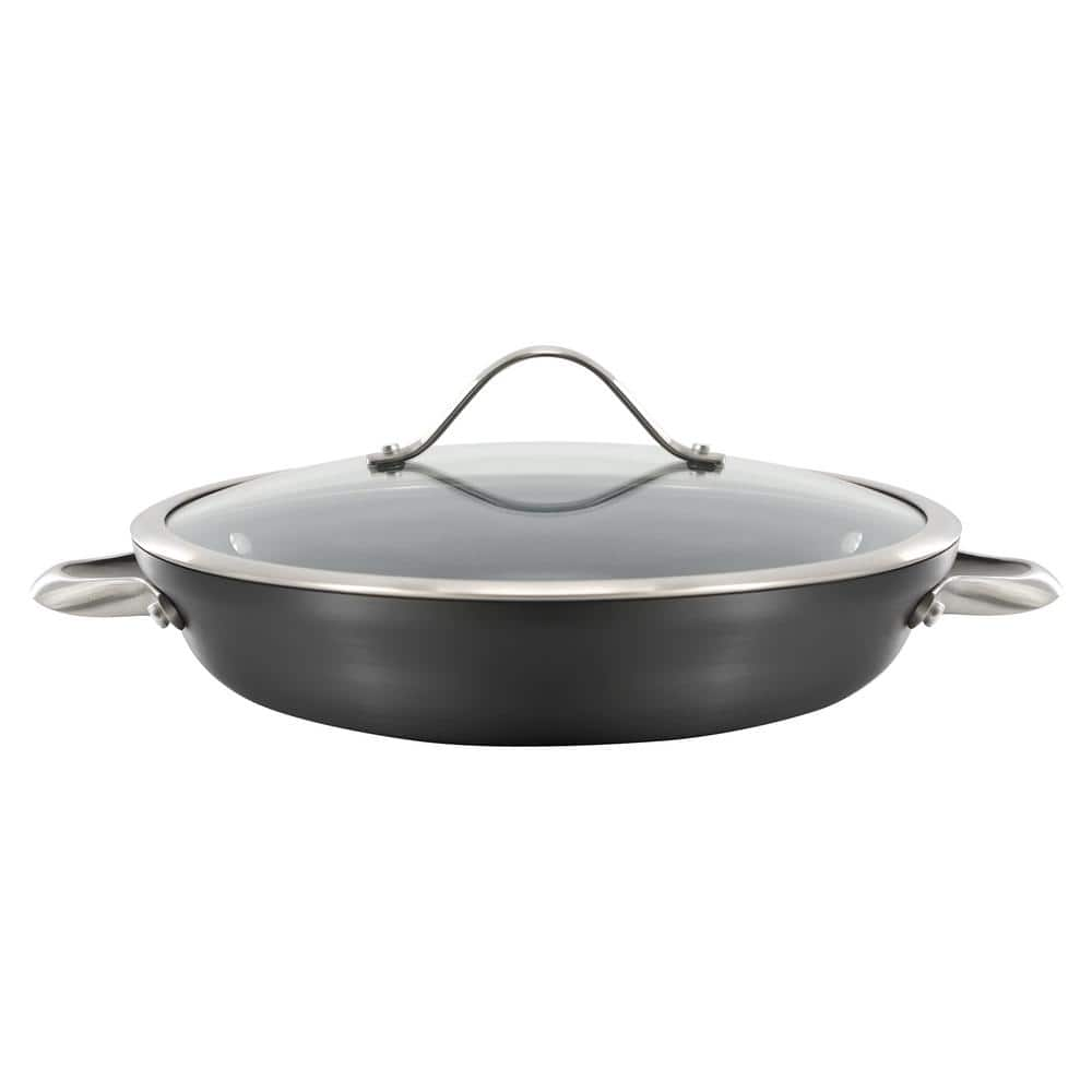 Signature 3 qt. Hard-Anodized Aluminum Nonstick 12-Inch Everyday Saute Pan with Cover -  Calphalon, 985120890M