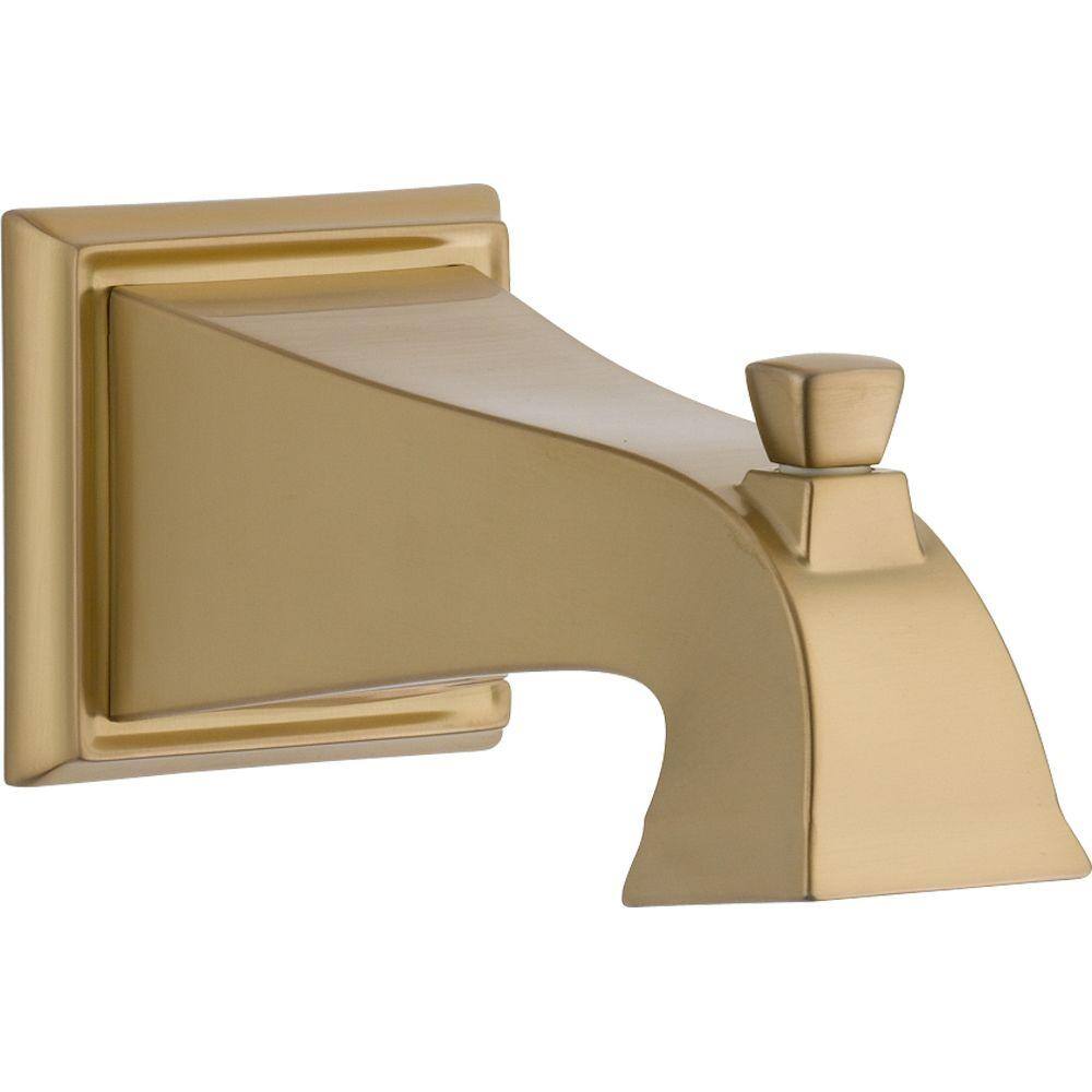 Delta Dryden PullUp Diverter Tub Spout in Champagne Bronze RP52148CZ The Home Depot