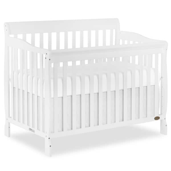 White Ashton Convertible 5-in-1 Crib