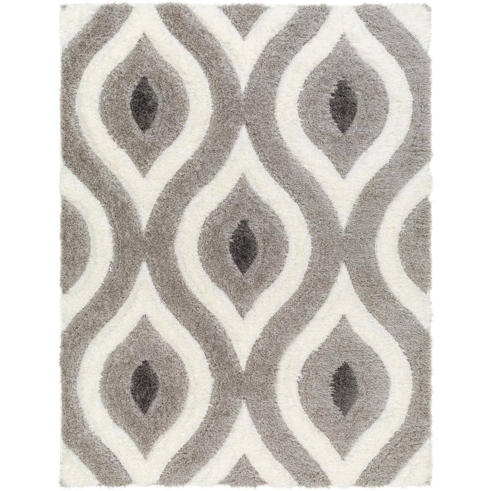 Artistic Weavers Bologna Cream/Gray Trellis 8 ft. x 10 ft. Indoor Area