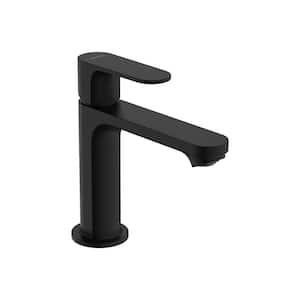 Rebris S Single Handle Single Hole Bathroom Faucet in Matte Black