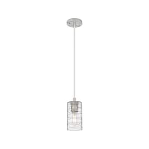 Artika Crystal shops Cube 13-Watt Integrated LED Chrome Pendant with Glass Shade