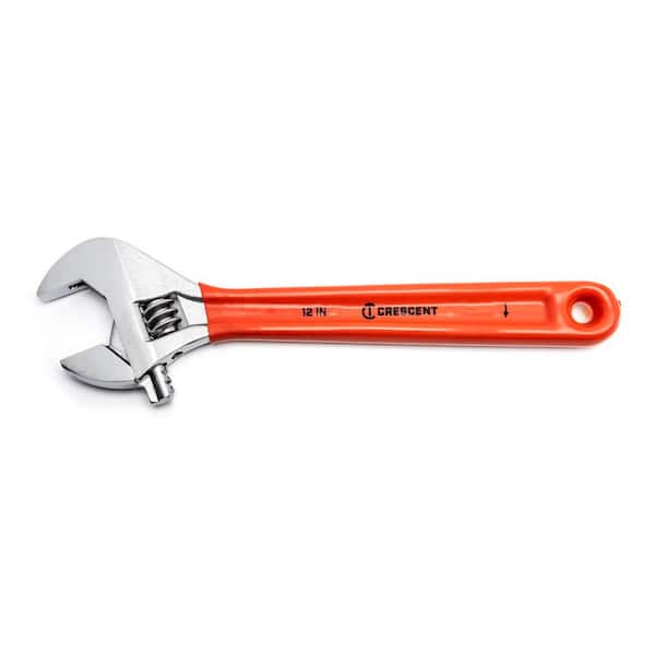 Crescent 12 in. Chrome Cushion Grip Adjustable Wrench