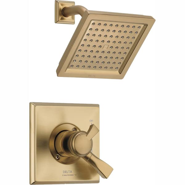 Delta Dryden 1-Handle Shower Faucet Trim Kit in Champagne Bronze (Valve Not Included)