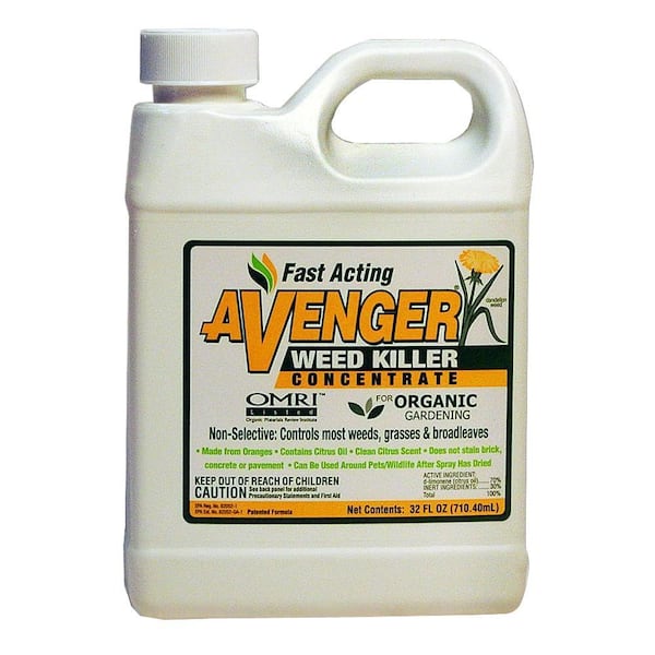 Avenger Weed Killer 32 oz. Concentrate Organic Weed Killer Herbicide