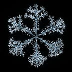 48 in. Pure White Holidynamics Christmas LED Sparkler Snowflake 960-Light Count