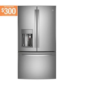 Profile 27.7 cu. ft. Smart French Door Refrigerator with Kuerig K-Cup in Fingerprint Resistant Stainless Steel