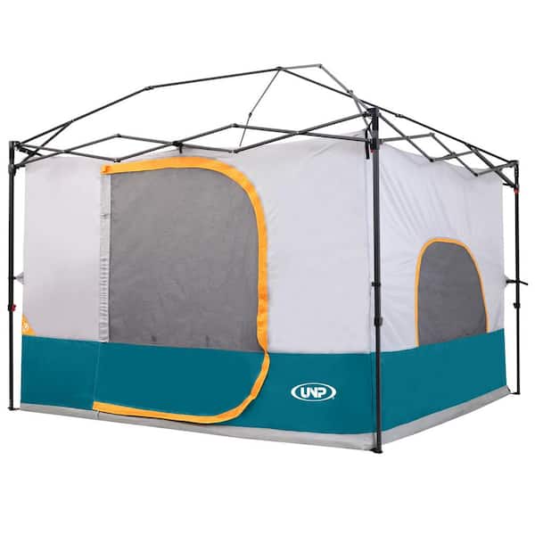 Unbranded Canopy Inner Tent for 10 ft. x 10 ft. Pop up Camping Cube Fully Vented Roof Enclosed No Canopy Frame Included Ocean Blue
