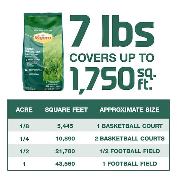 Vigoro 7 lbs. Shady Lawn Grass Seed Mix 100544418 - The Home Depot