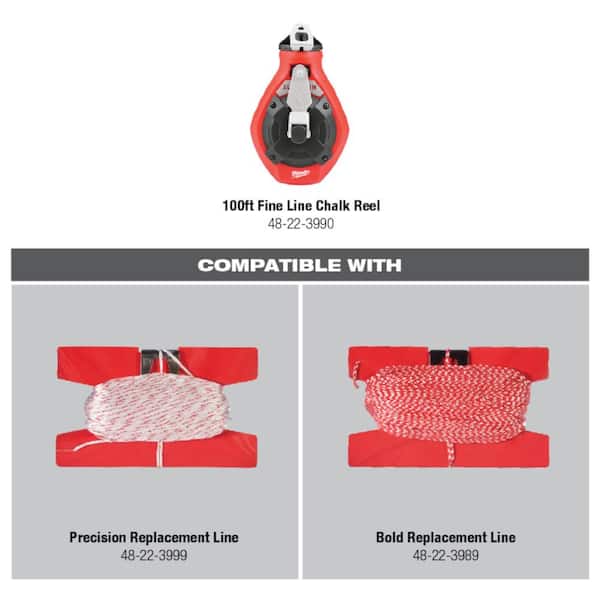 Reviews for Milwaukee 100 ft. Bold Line Chalk Reel (Bare-Tool)