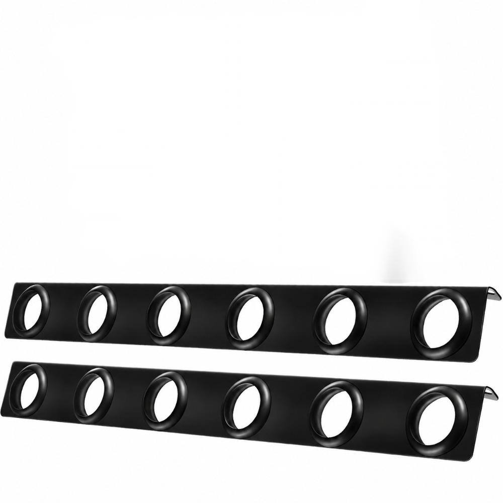 4 Sets 6-Tool Landscape Trailer Rack for Lawn Equipment with 24 Rubber Grommets and Mounting Hardware, Black Steel price history on PriceWatchPro