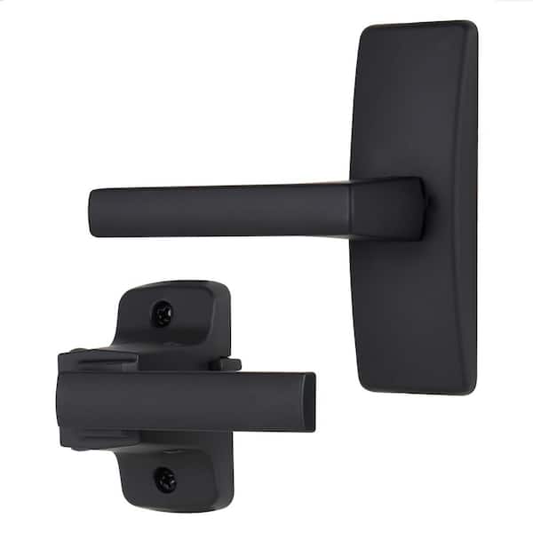 Lena Surface Lever Mount Latch for Screen and Storm Doors, Matte Black