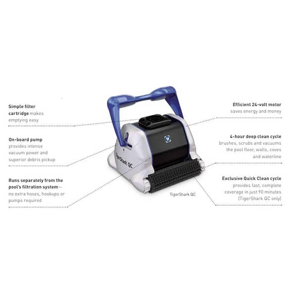 TigerShark Robotic Pool Vacuum