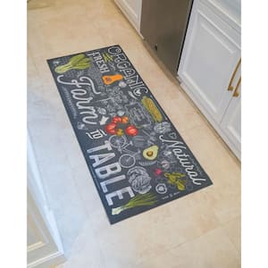 Farm To Table 24 in. x 56 in. Kitchen Mat
