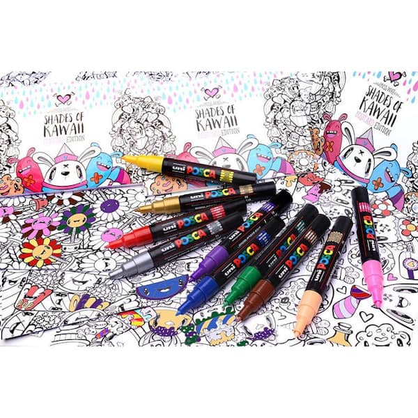 POSCA Colouring - PC-5M Full Spectrum Set of 16 - in 2 Gift Boxes :  : Home