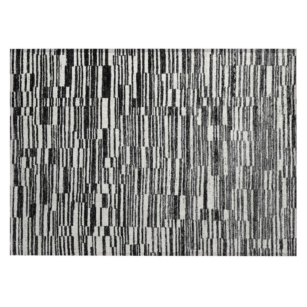Chantille Machine Washable Indoor/Outdoor Abstract ACN2907 Black 2 ft. x 3 ft. Accent Rug price history on PriceWatchPro