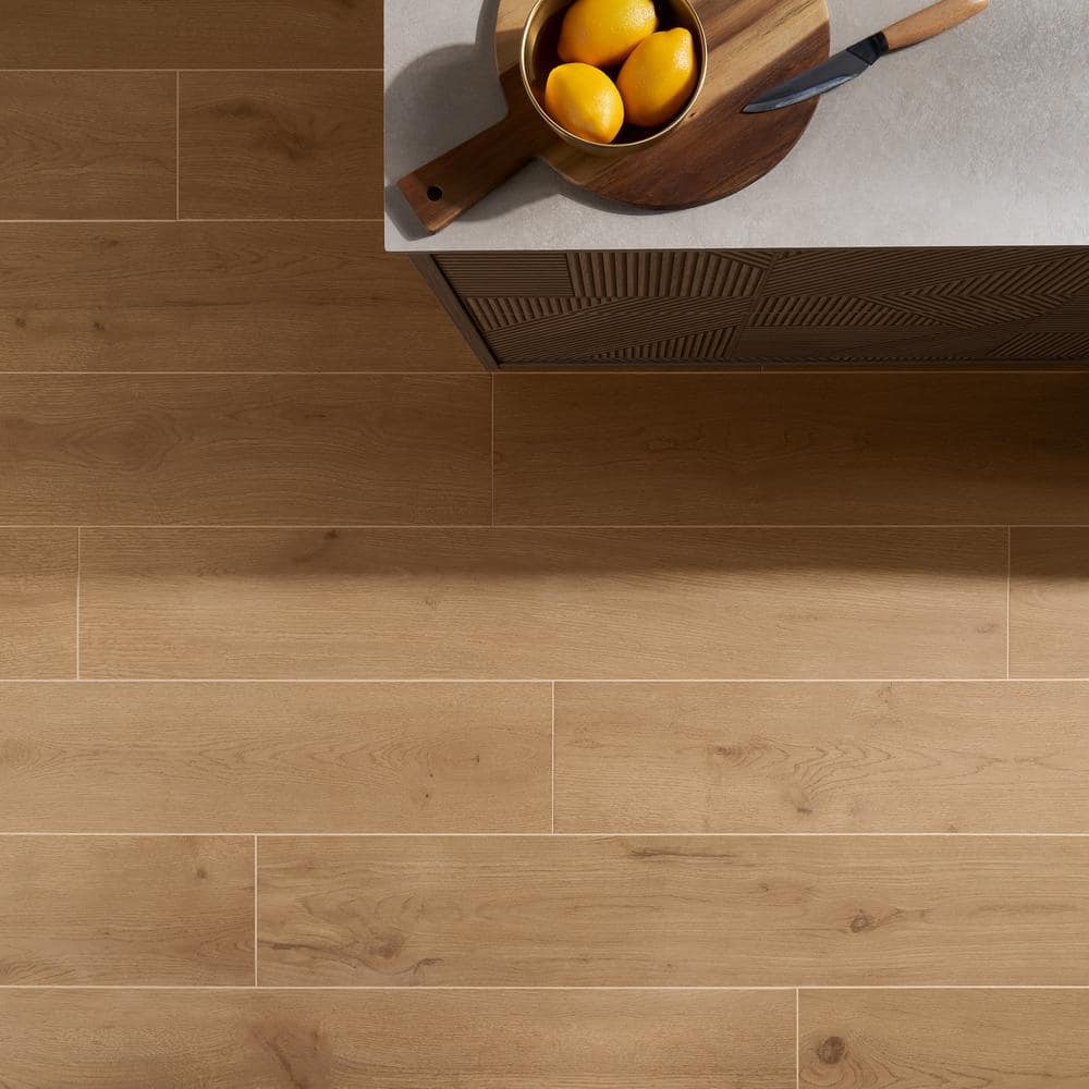 Hemlock Natural Copper Large Matte Porcelain Tile