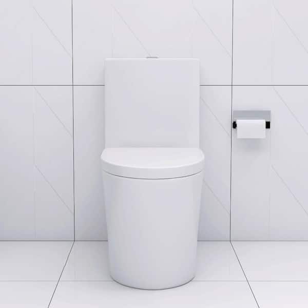 ZXDDMS Rough in 12 in. 1-Piece Toilet 1.1/1.6 GPF Powerful Dual