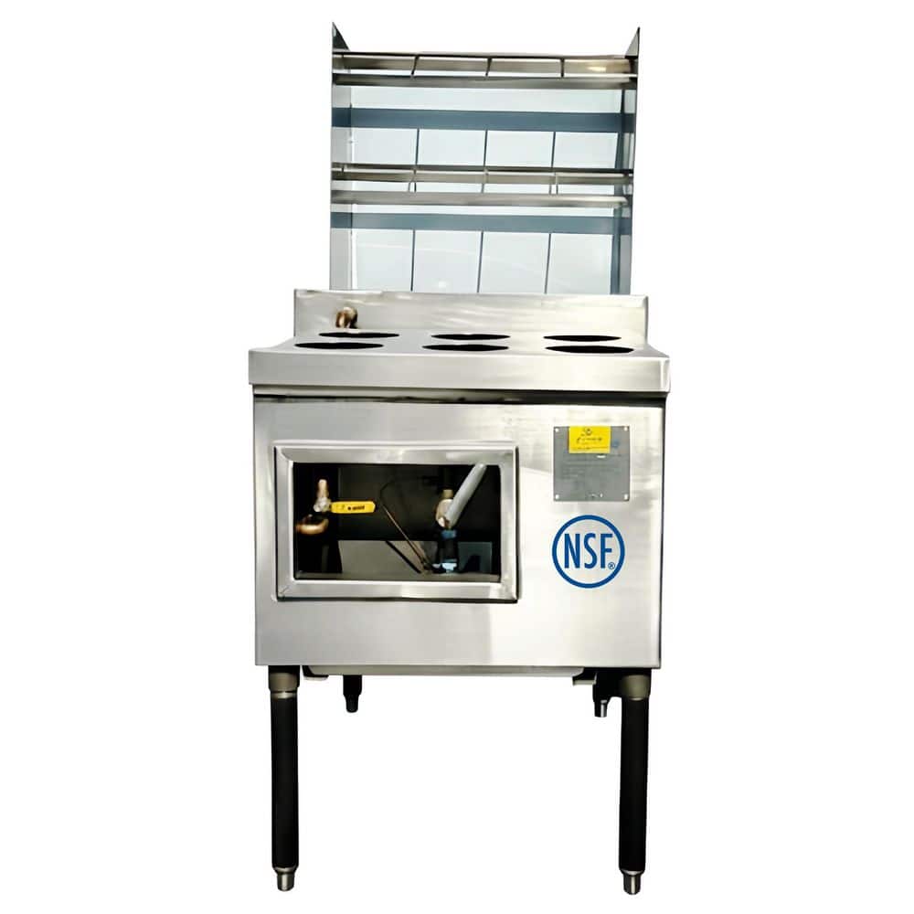 NSF 25 INS 62  qt. 9-hole Commercial Liquid Propane Pasta noodle cooker in Stainless Steel price history on PriceWatchPro