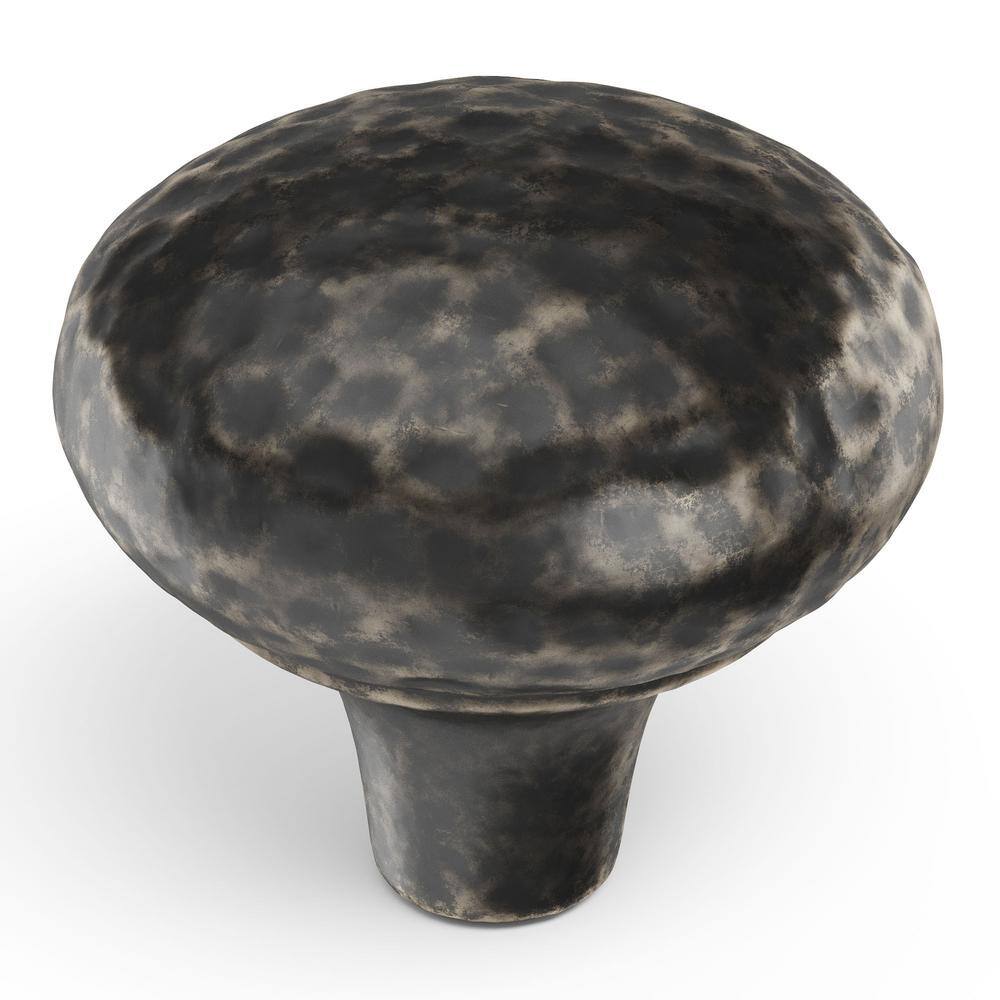 Windover Antique Iron Round Mushroom Knob