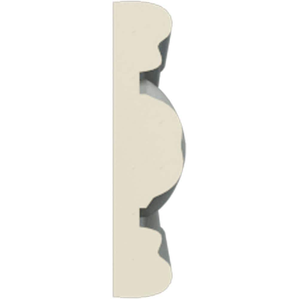 Alexandria Rope White Polyurethane Crown Molding