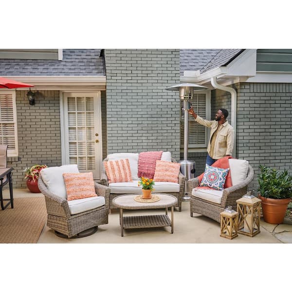 Amazon Mosaic Table Top Patio Heater Hampton Bay 48000 BTU