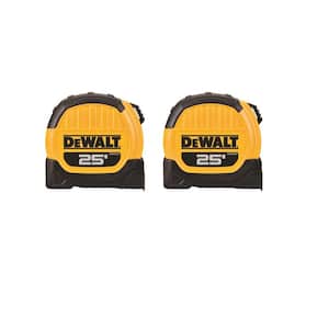 25 ft. x 1-1/8 in. Tape Measure (2-Pack)