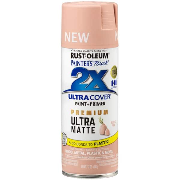 Rust-Oleum Painter's Touch 2X Ultra Cover 12 Oz. Gloss Paint + Primer Spray  Paint, Berry Pink