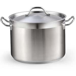 Professional Grade 8 qt. Stainless Steel Stock Pot with Lid