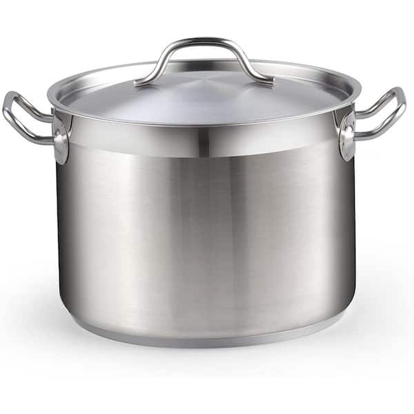 Cooks Standard Professional Grade 8 qt. Stainless Steel Stock Pot with Lid
