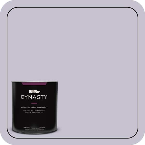 BEHR DYNASTY 1 qt. #ICC-44 Lavender Bouquet Eggshell Enamel Interior Stain-Blocking Paint and Primer
