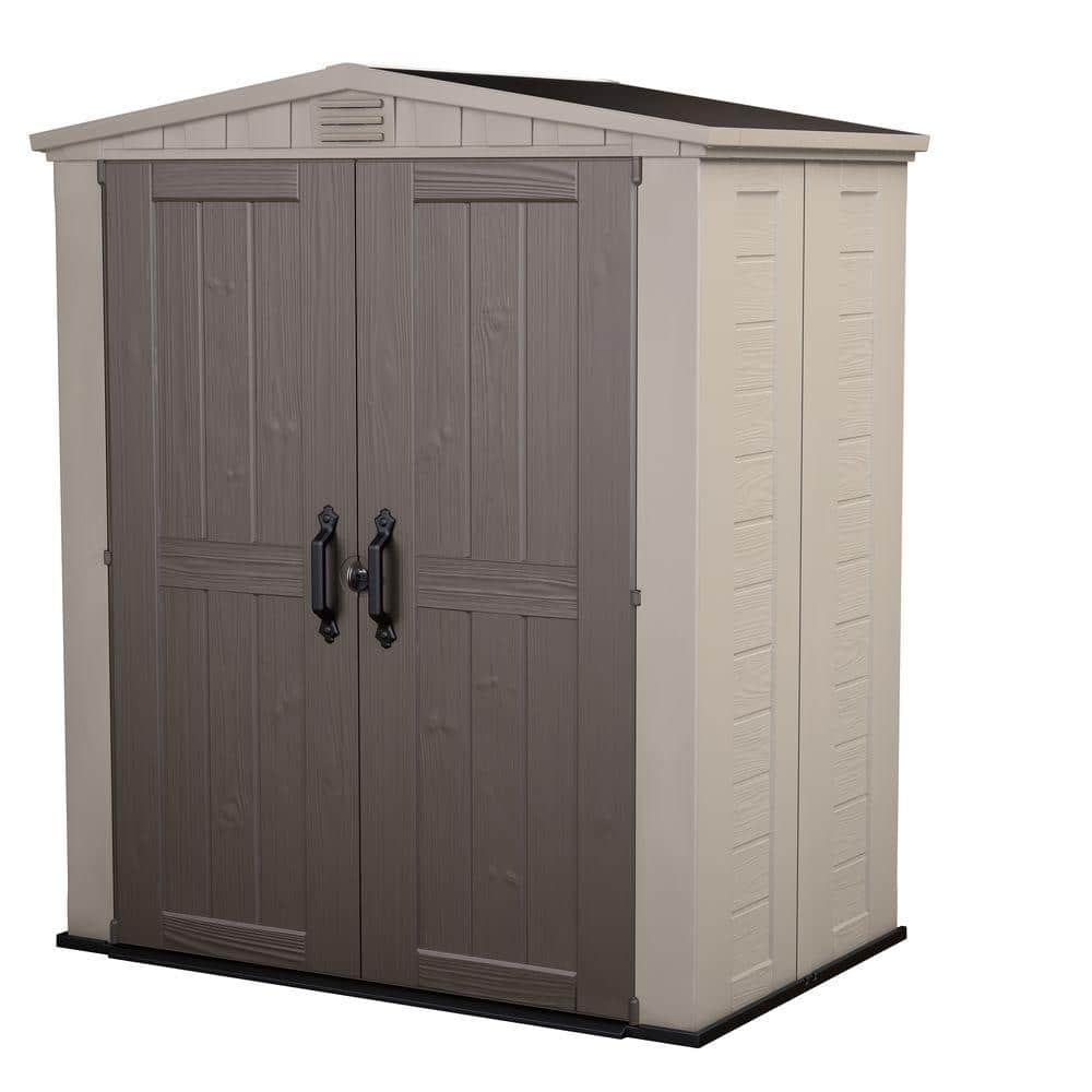 Keter Factor 6 ft. W x 3 ft. D Resin Storage Shed