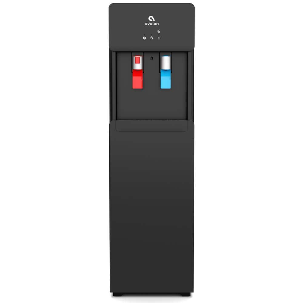 Avalon Black Touchless Bottom Loading Hot and Cold Water Cooler