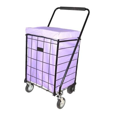 Deluxe Lilac Jumbo Hooded Carrier Liner
