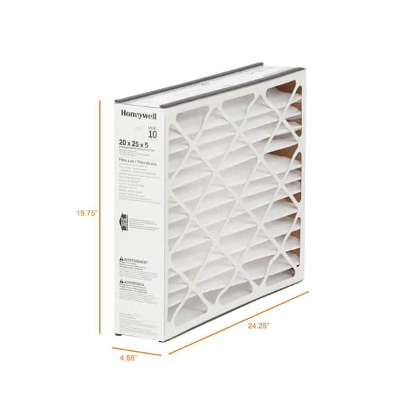 10 Pleated 20 by 20 by 8 air filter cartridge 