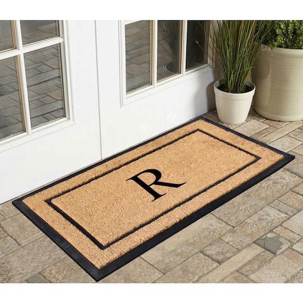 https://images.thdstatic.com/productImages/af6b6500-cde3-4dcf-8526-43942a8d363e/svn/beige-black-a1-home-collections-door-mats-a1home200164-r-4f_600.jpg