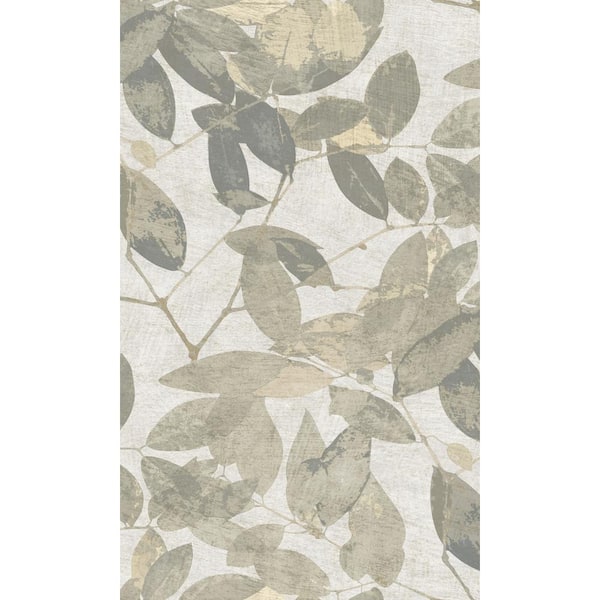 Walls Republic Greche Beech Tree Leaves Botanical Double Roll Non-Woven Non-Pasted Textured Wallpaper 57 Sq. Ft.