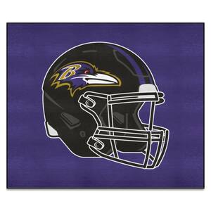 Baltimore Ravens CUSTOM Matte White - Metallic Gold Mini Football