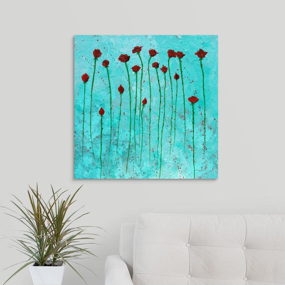 Hanging Vines by Herb Dickinson Gallery Wrapped Canvas - 24x24