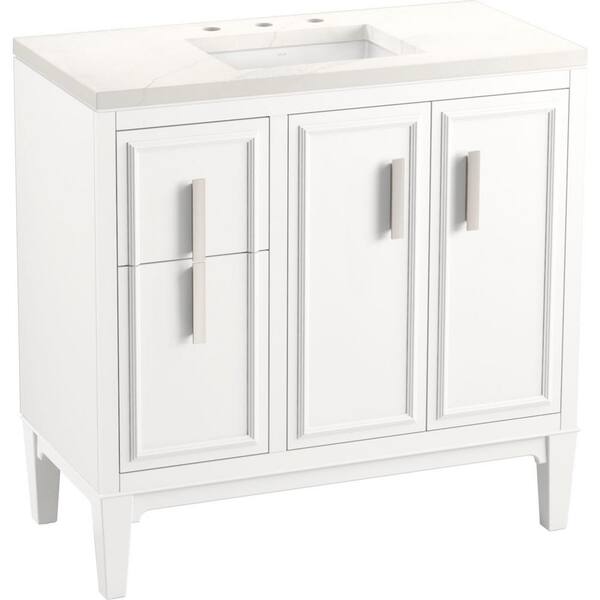 KOHLER Southerk 36.4375 in. W x 18.0625 in. D x 35.8125 in. H Bathroom