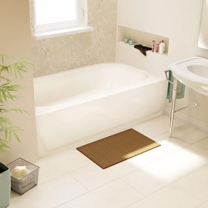 Aloha 60 in. x 30 in. Soaking Bathtub with Right Drain in White